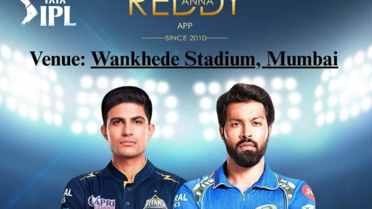 Get Ready for IPL Thrills: Reddy Anna ID for MI vs GT
