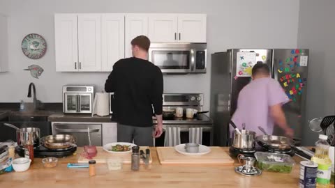 Cooking Challenge vs MrBeast