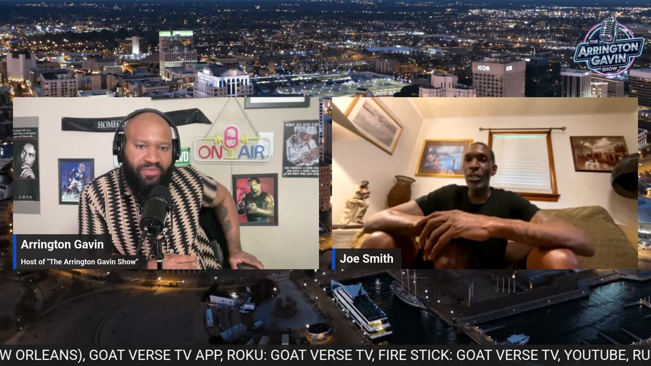 The Arrington Gavin Show "One on One with NBA Legend Joe Smith"