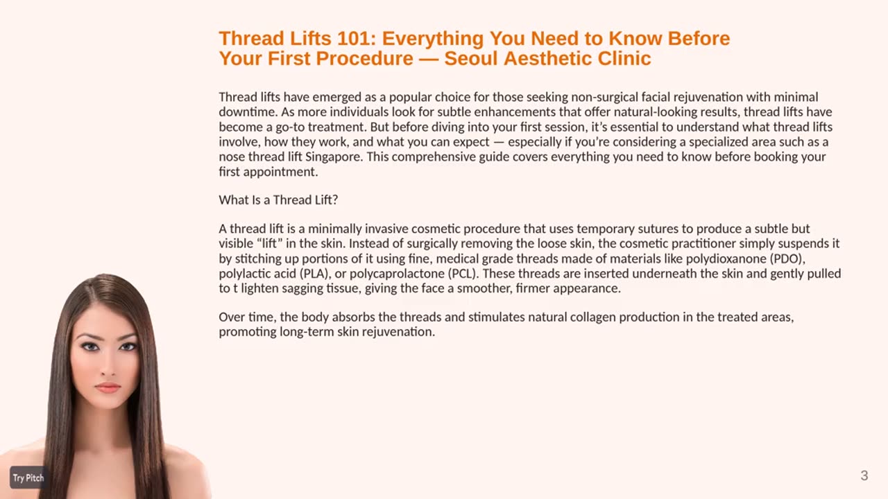 Thread Lifts 101: Everything You Need to Know Before Your First Procedure — Seoul Aesthetic Clinic