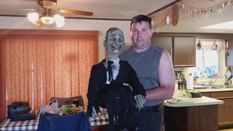 Zombie Bush Eats Vance's Brains
