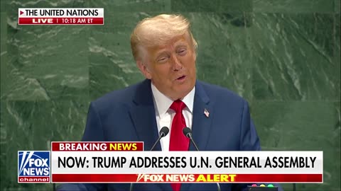 TRUMP: "I ended seven wars ... I never even received a phone call from the UN"