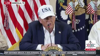 WATCH: President Trump Speaks at Roundtable in Central Texas After Deadly Floods - 7/11/25