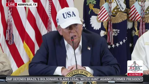 WATCH: President Trump Speaks at Roundtable in Central Texas After Deadly Floods - 7/11/25