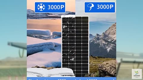 RENJJPBO 80 Watts 20 Volts Monocrystalline Semi-Flexible Solar RV Kit Off-Grid K