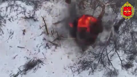 🇷🇺 ⚔️ The calculations of the UAVs of the unmanned systems units hit the personnel