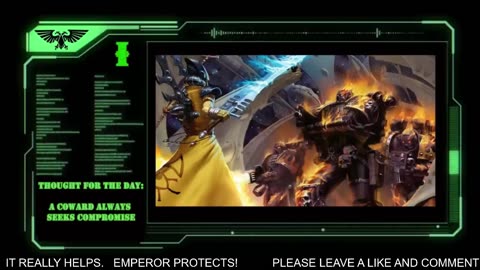 WARHAMMER 40K RADIO 24/7 SLEEP ASMR LORE & STORY RERUN STREAM