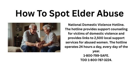How To Spot Elder Abuse