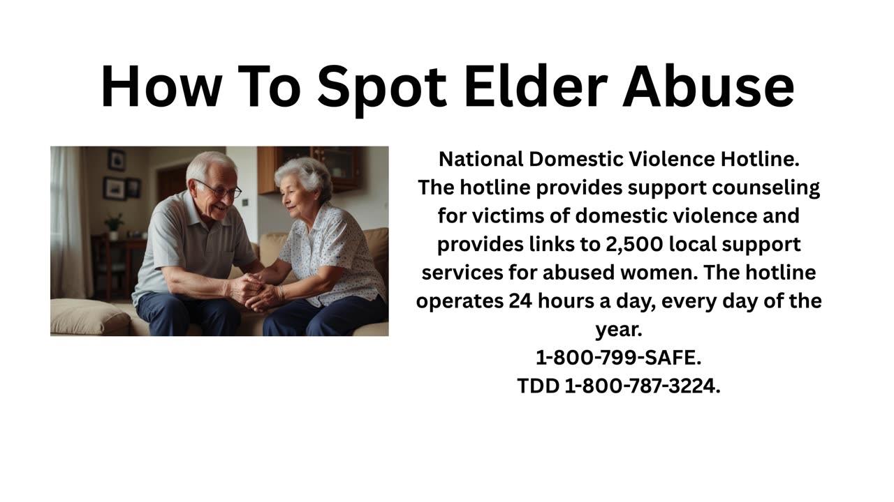 How To Spot Elder Abuse