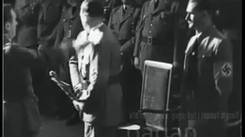 Hitler Receiving Charlemagne’s Sword in 1838