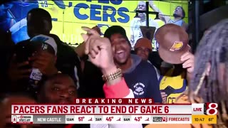 May 31, 2025 - Pandemonium After Indiana Pacers Advance to NBA Finals