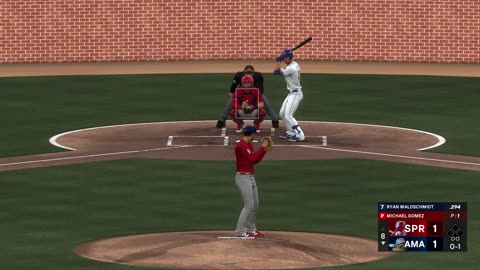 MLB The Show 25 AA Springfield Cardinals Franchise Game 5 Cardinals Vs Sod Poodles CPU Vs CPU