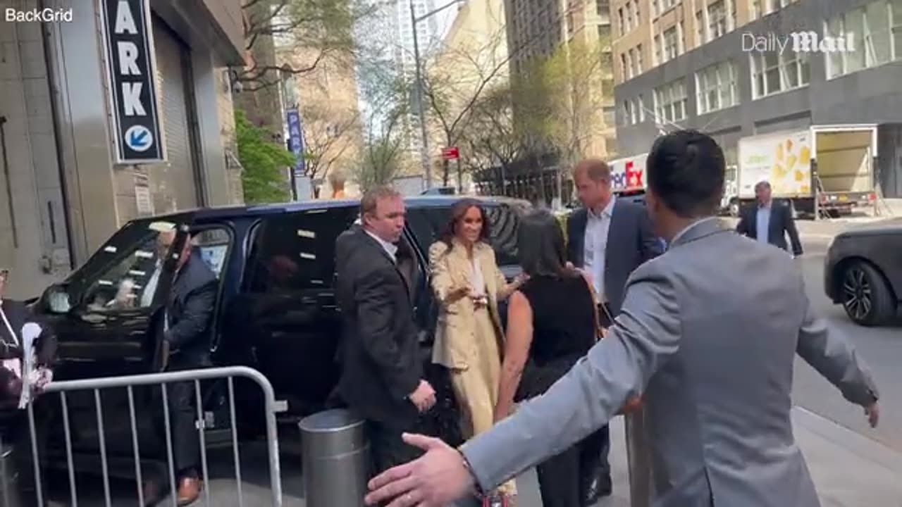 Meghan Markle and Prince Harry spotted at TIME100 Summit in NYC
