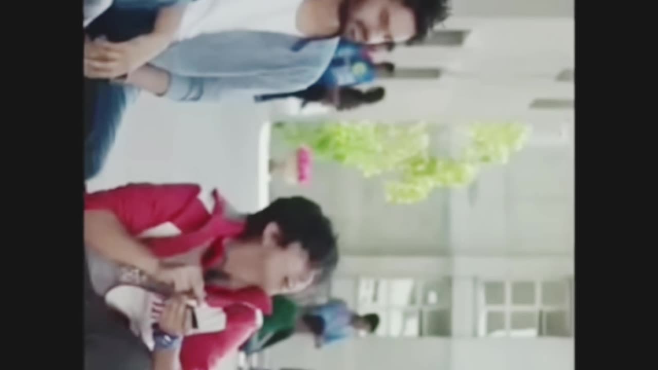 Just laughing