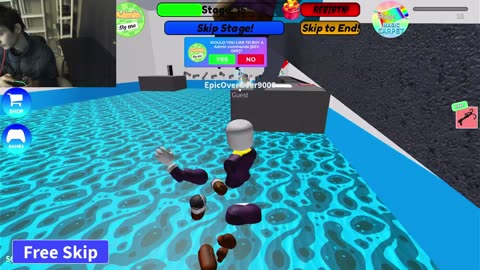 Roblox Escape Walmart Obby Game Stages 11-15 Gameplay With Live Commentary