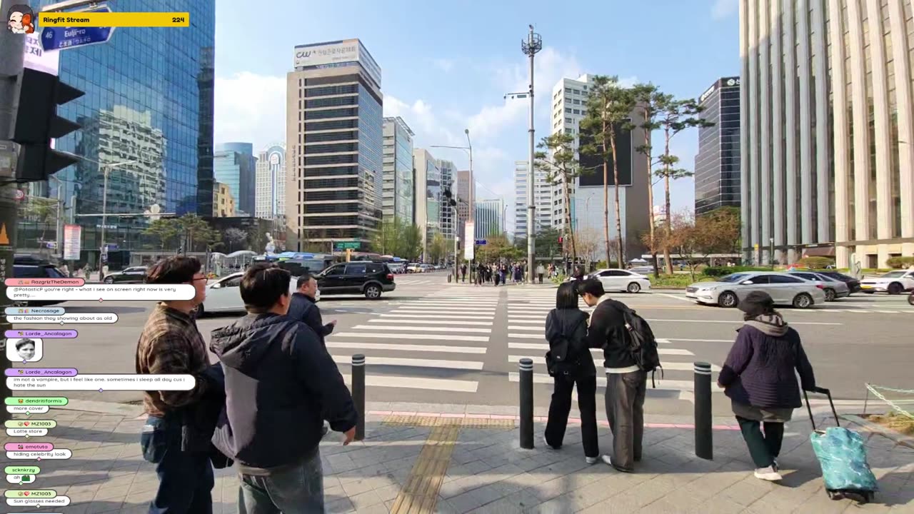 [4/09/25] Hello from Korea~! Myeongdong Walkaround and Chatting | !schedule