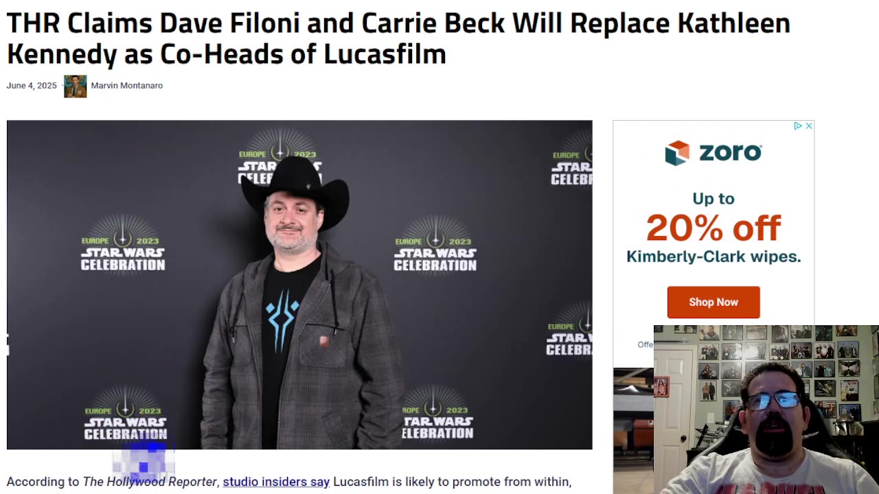 Dave Filoni And Carrie Beck Will Be Replacing Kathleen Kenedy According To THR
