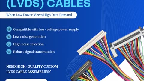 Top Custom Cable Manufacturers in USA: LVDS Cables | ViolinTec