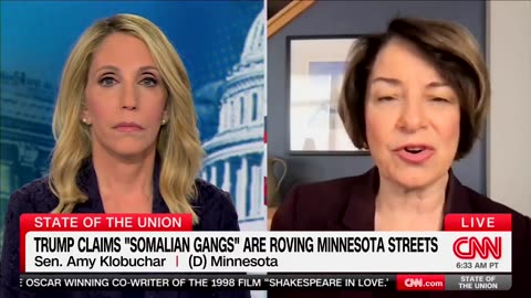 Democrat Amy Klobuchar downplays violent crime being perpetrated by gangs in Minnesota.