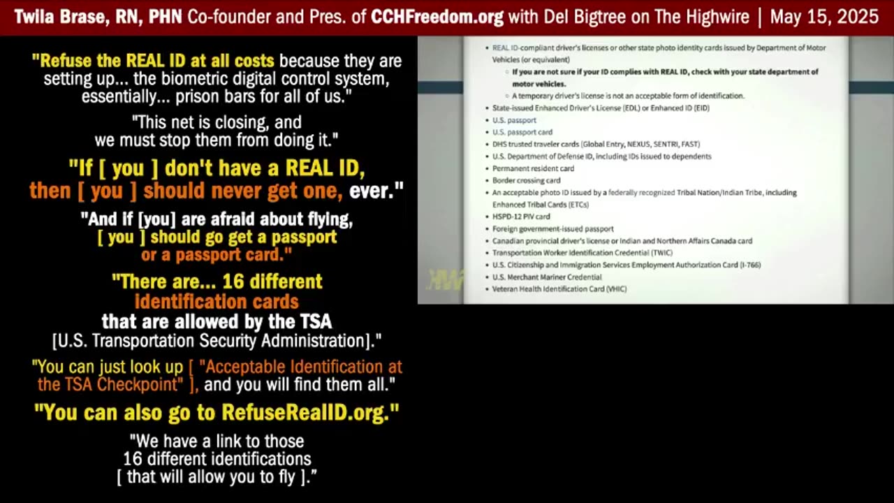 Never get a "REAL ID" - you can fly with just a passport