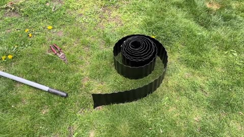 Corrugated Metal Garden Edging