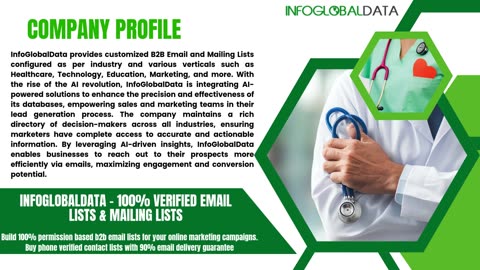 Why Choose InfoGlobalData Physicians Email List?