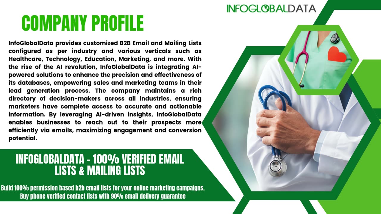 Why Choose InfoGlobalData Physicians Email List?