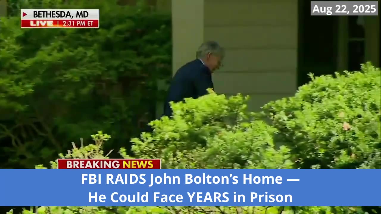 FBI Raids John Bolton’s Home for 7 HOURS — He Could Face YEARS in Prison 🔥