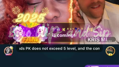 Moet lines Kris Micheal's n flirts with him n talks about kids 12/18/25 #bigoclipandsip