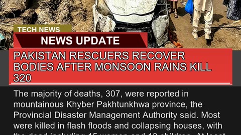 Pakistan Rescuers Recover Bodies After Monsoon Rai