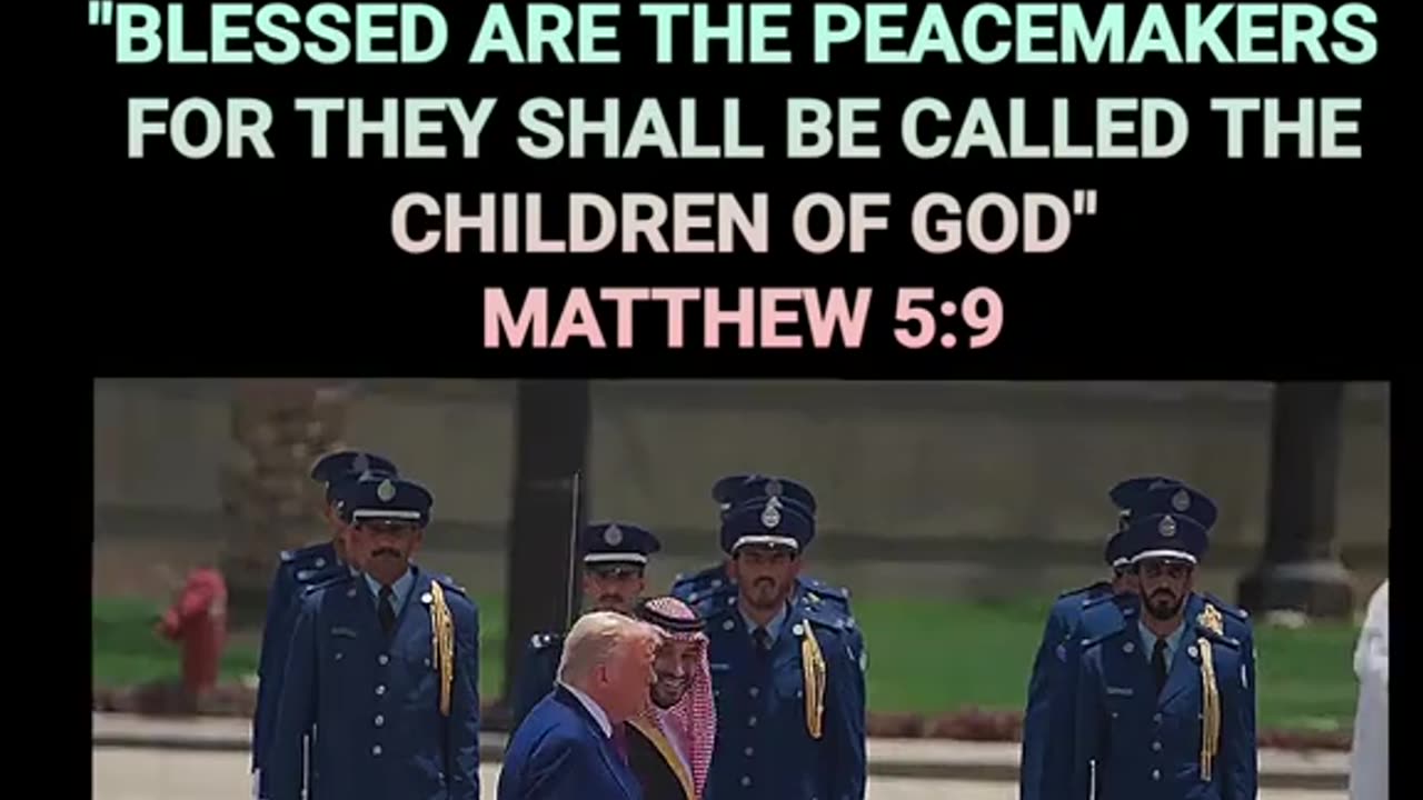 Blessed are the peacemakers!