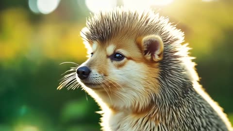 What if You Cross a DOG with a HEDGEHOG? #fyp #dog #cutedog