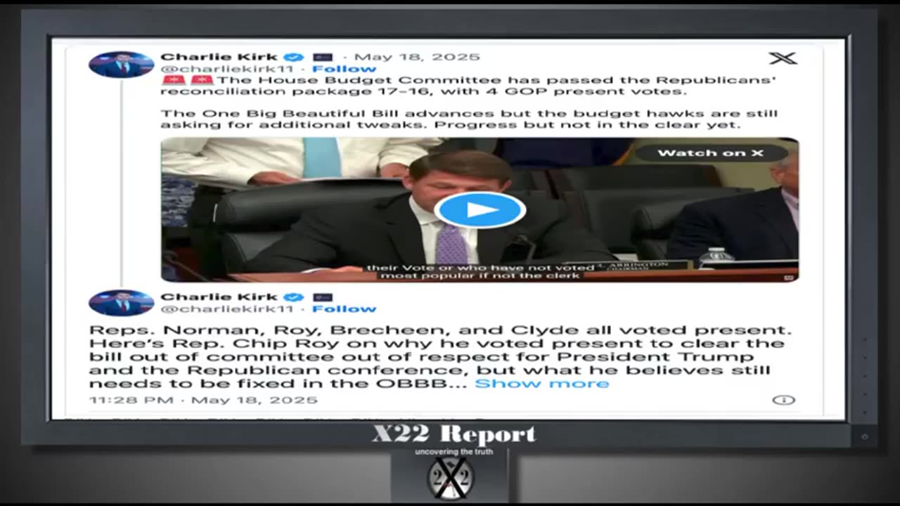 X-22 Financial Report - Trump’s Sovereign Wealth Fund Is Going To Offset The National Debt...5-19-25