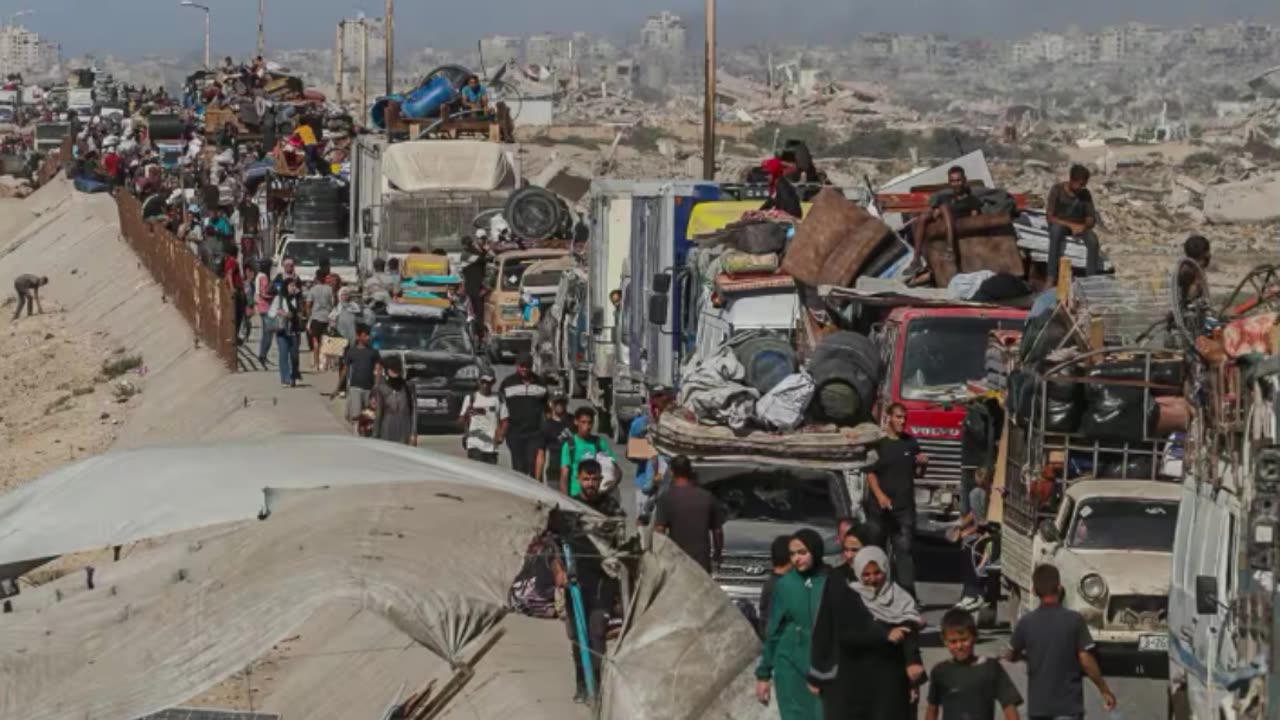 Israel opens new temporary route out of Gaza City as tanks advance, more forced to flee