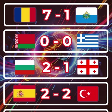 Resultado eliminatorias europeas del día 18 de noviembre