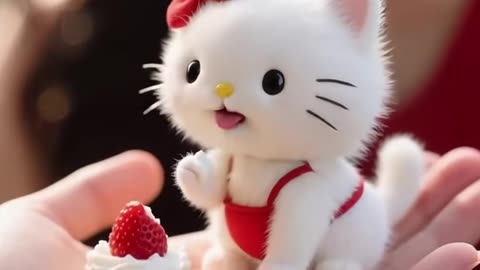 ✨ "Hello Kitty’s Sweetest Day 🍓🍒🎂 | Cute Aesthetic Princess Vibes"