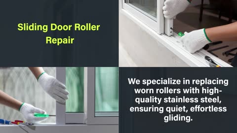 Sliding door roller repair Tampa FL