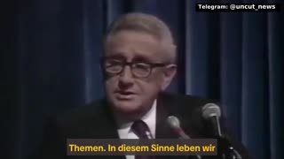 🇬🇧UT🇩🇪 Inszeniertes Chaos & Neue Weltordnung - Henry Kissinger 1992