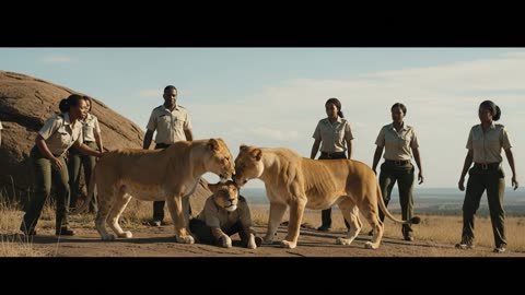 Lions Protect Ranger Unbelievable Act of Gratitude