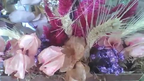 Beautiful dried flowers in the flower shop, a different beauty [Nature & Animals]