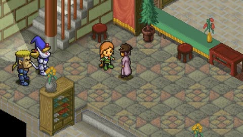 English PoPoRoGue (PS1) P5 Playing match maker with Romero and Juliet