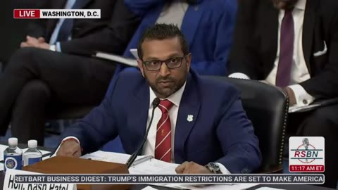 Kash Patel senate testimony clip 1 - Sept 16 2025