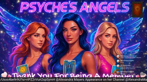 08/28/25 Psyche Awakens VOD: "Countdown to 12 Noon Appearance on @AlexandraMayers"