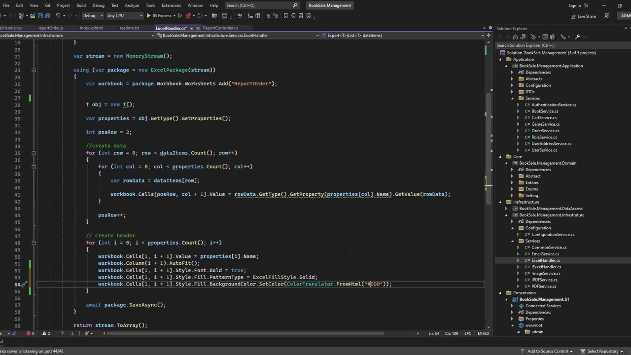 ASPNet MVC Ep59 - Export Excel