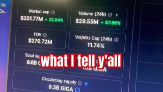 gigachad giga crypto price prediction #fyp