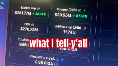 gigachad giga crypto price prediction #fyp