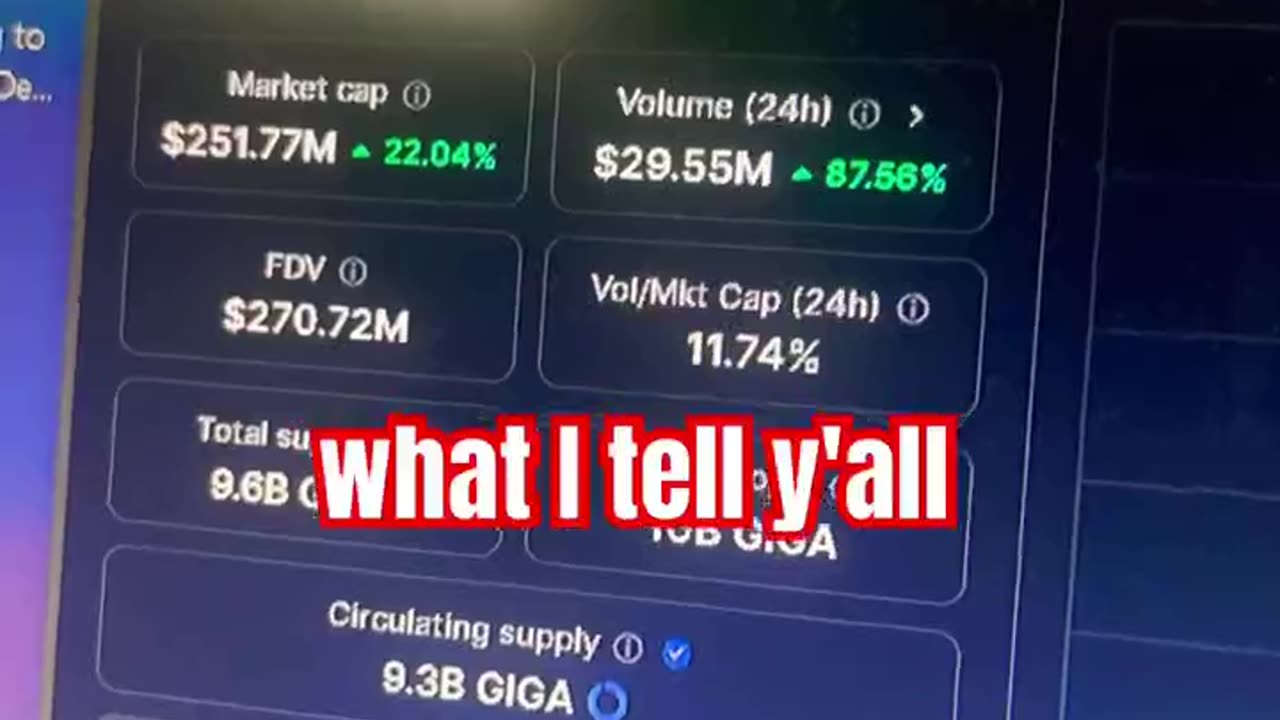 gigachad giga crypto price prediction #fyp