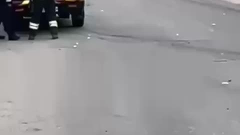 13 04 2025 ‼️ Russian missile hits trolleybus in Sumy