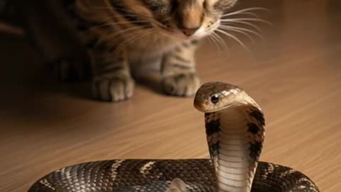 Wait… The Snake Is Defending the Mouse! 😲