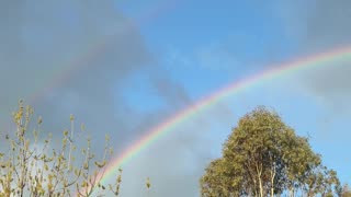 Rainbows over Jaya